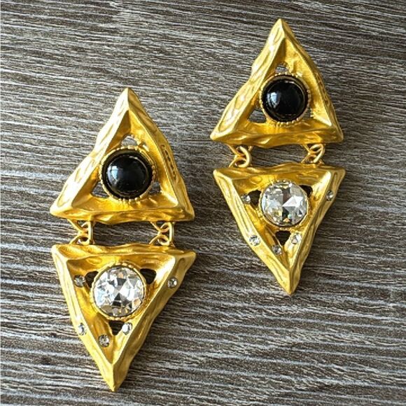 Vintage style earrings A752 - Picture 3 of 5